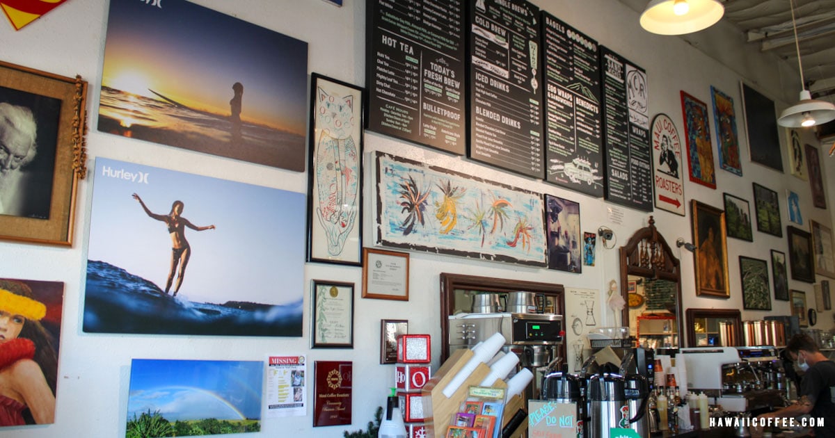 Maui Coffee Roasters Coffee Shop on Maui Hawaii Coffee